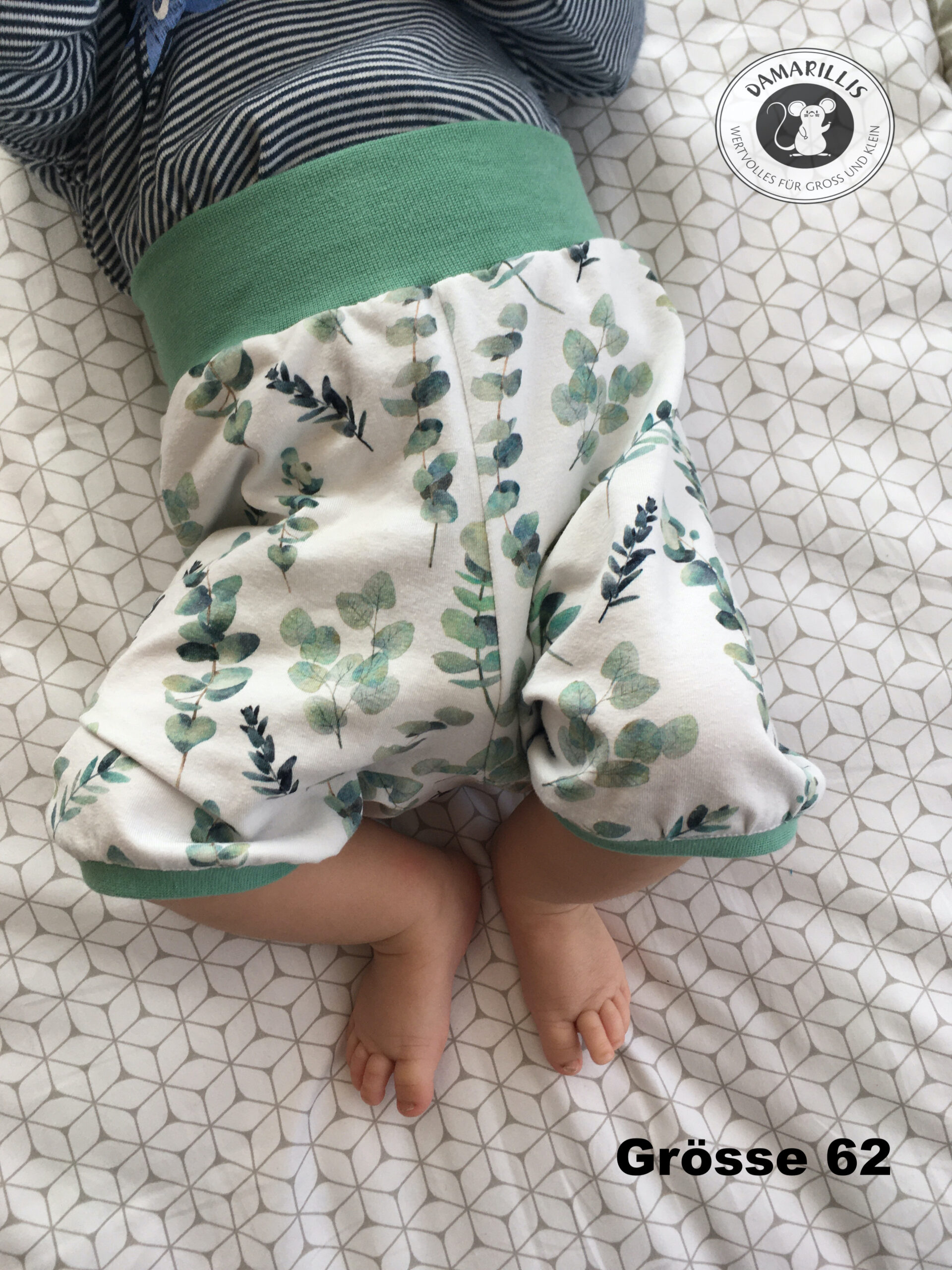 Shorts "Ringel blau" (Grösse 62) – Bild 3