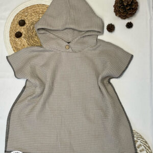 Badeponcho "Taupe" (Grösse 98/104)
