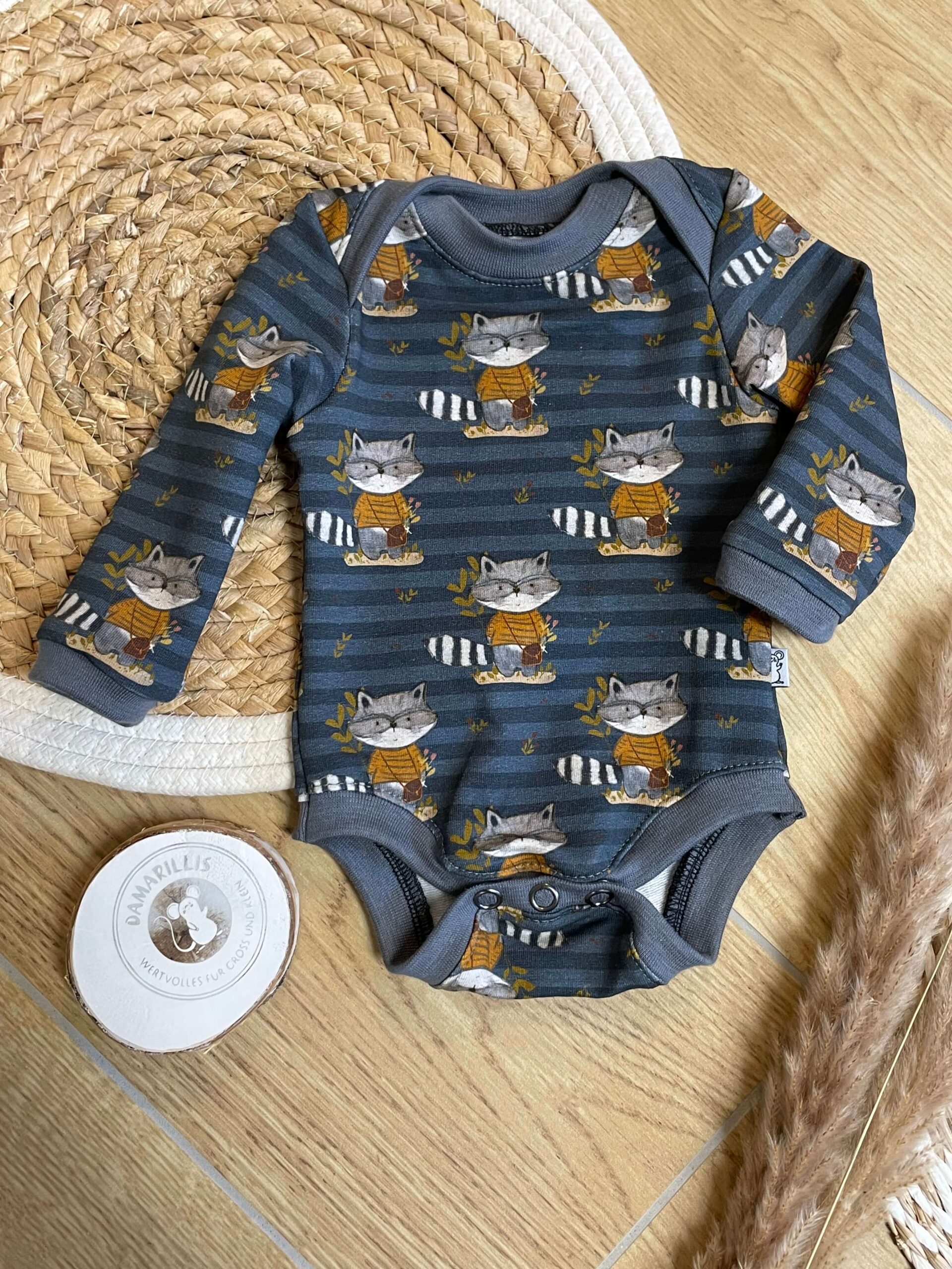 Body "Waschbär" (Grösse 56)