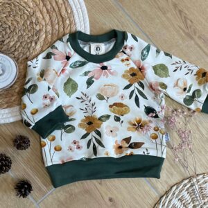 Pulli  "Blütenpoesie" (Grösse 62)