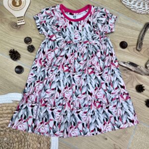 Kleid "Blättermeer" (Grösse 92)