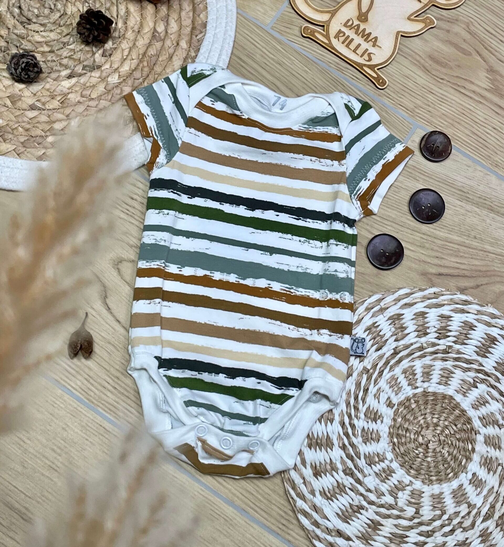 Body "Streifen" (Grösse 74)