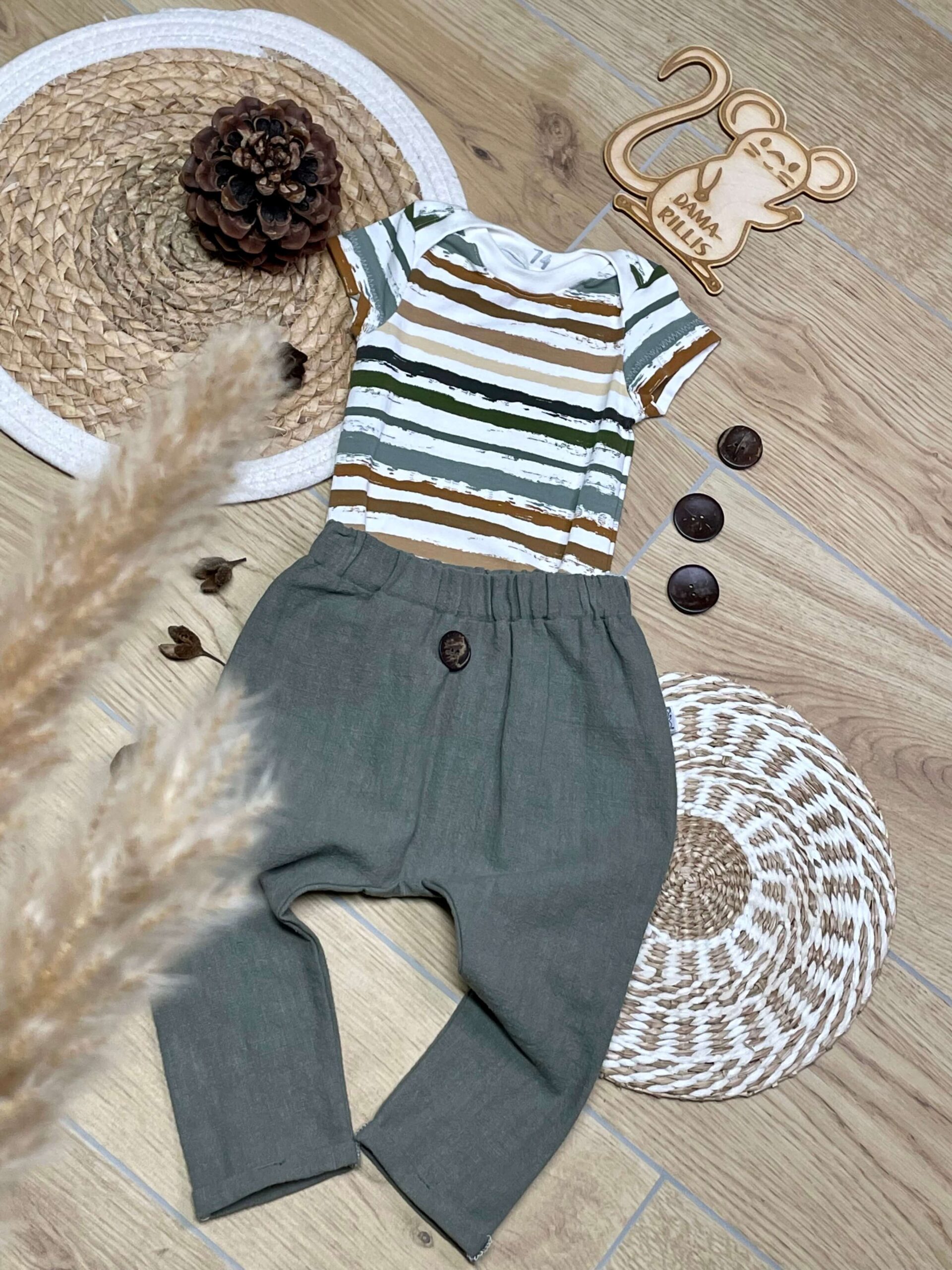 Body "Streifen" (Grösse 74) – Bild 2