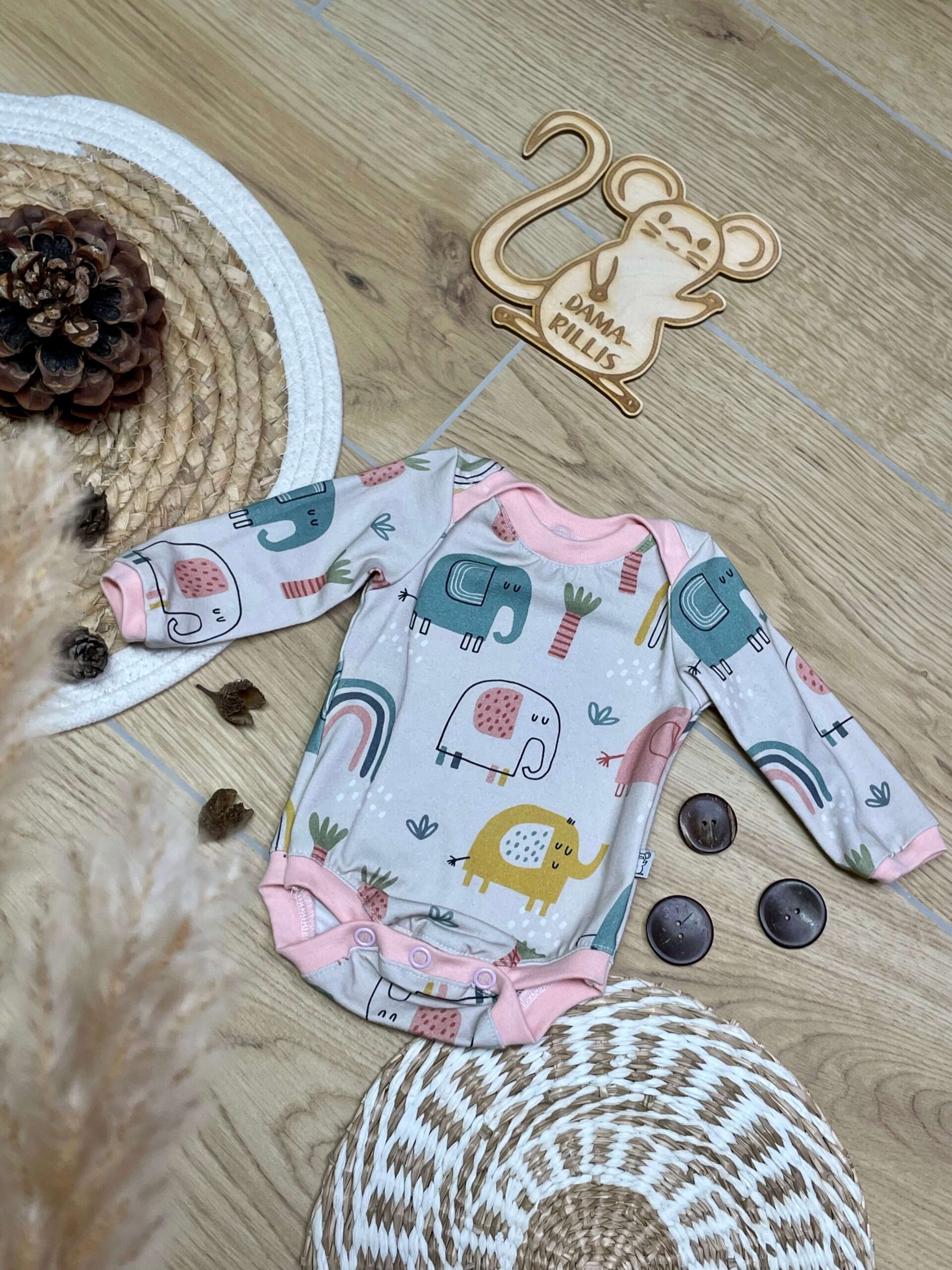 Body "Elefanten" (Grösse 68)