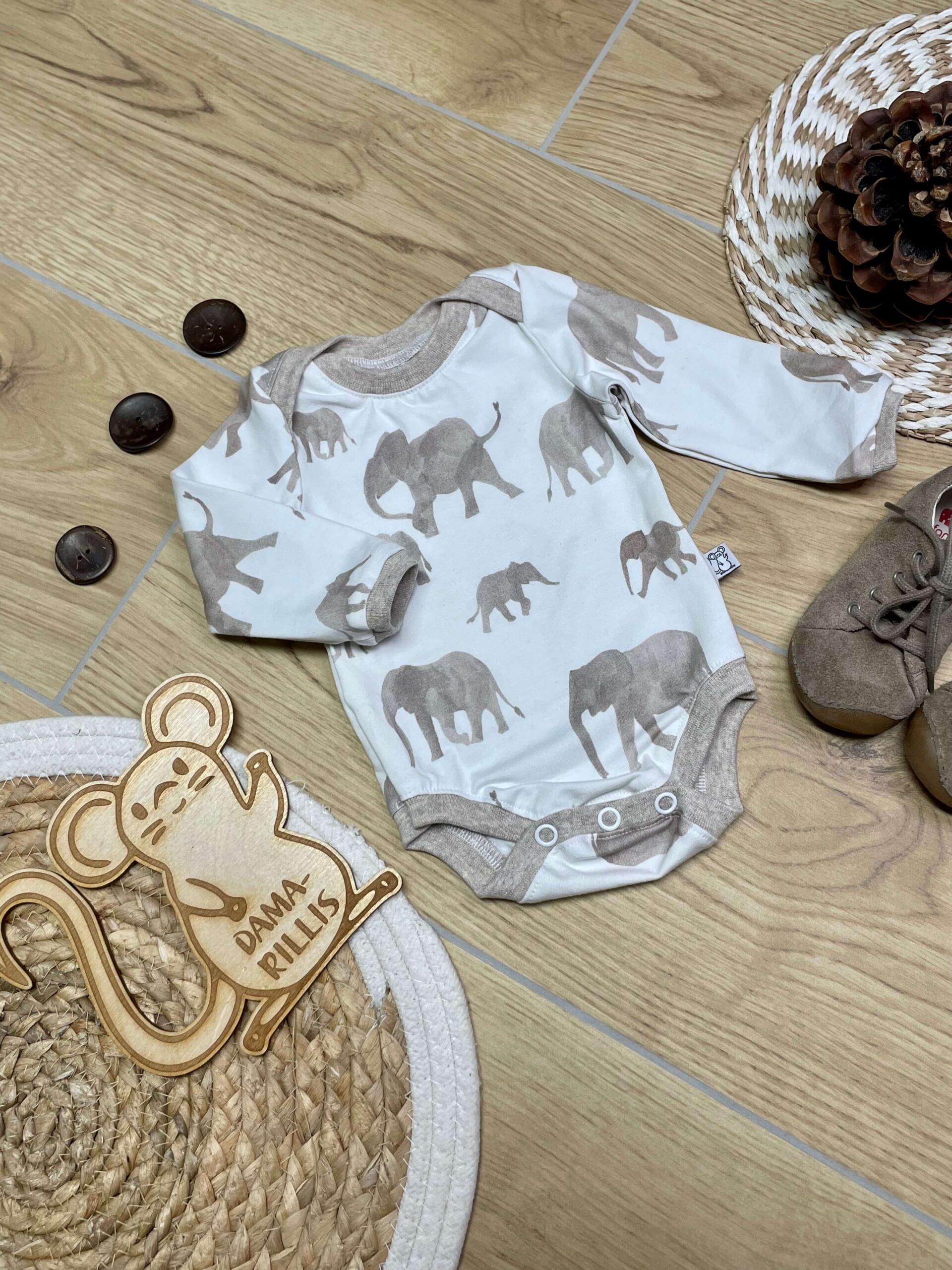 Body "Elefanten" (Grösse 62)