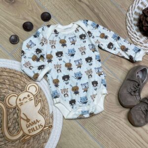 Body "Tierparty" (Grösse 74)