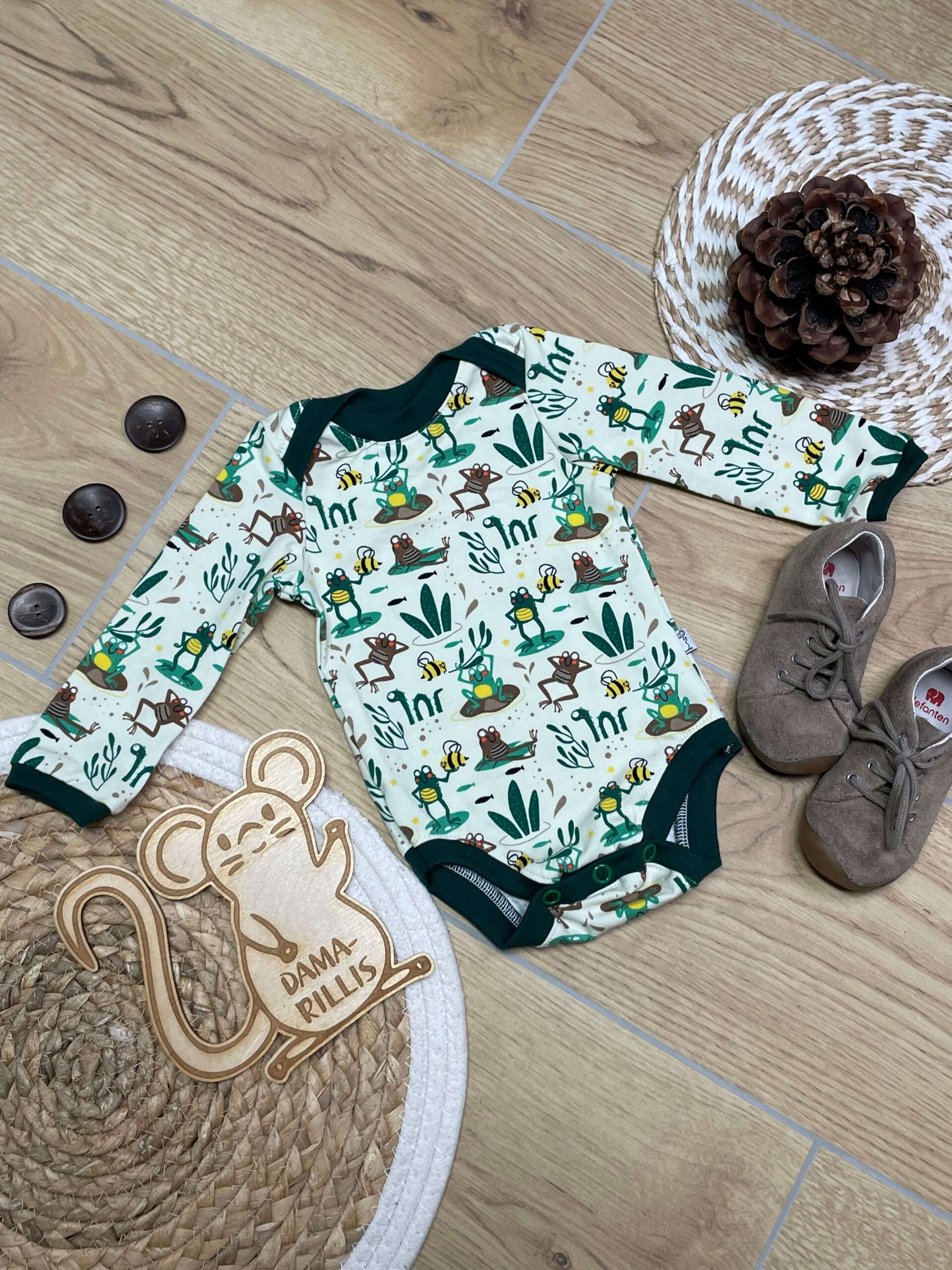 Body "Frösche" (Grösse 56)